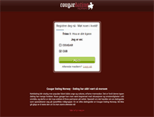 Tablet Screenshot of cougardatingnorway.com